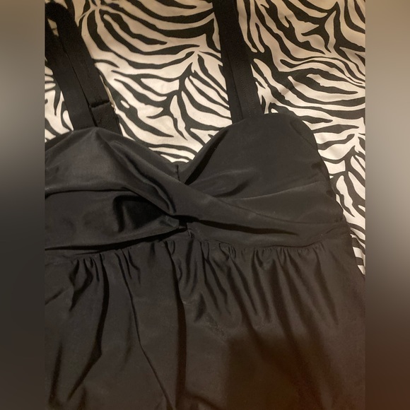 NWT Ladies Size Small 2 piece black bathing suit - Picture 16 of 16